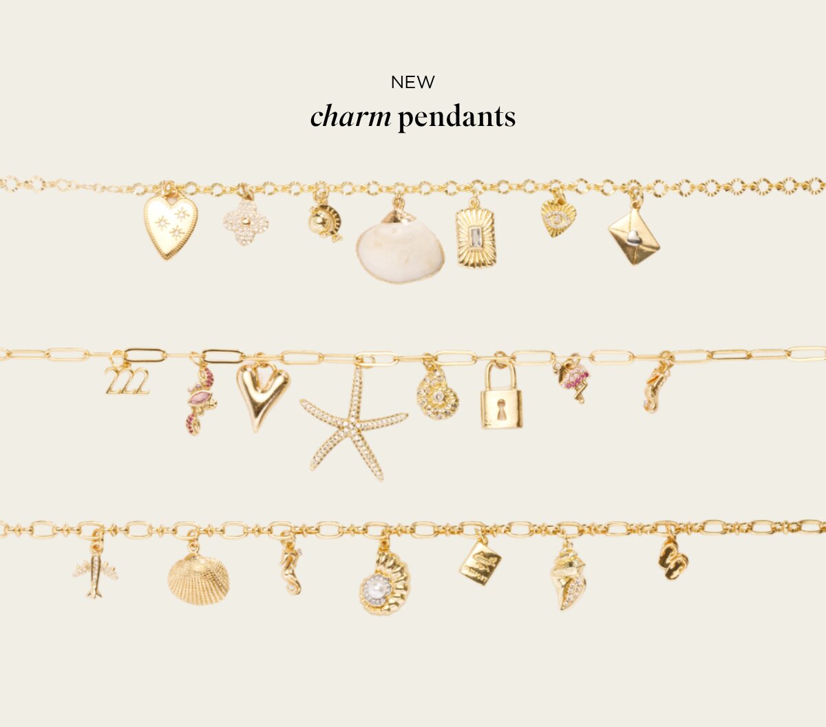 New Charm Pendants