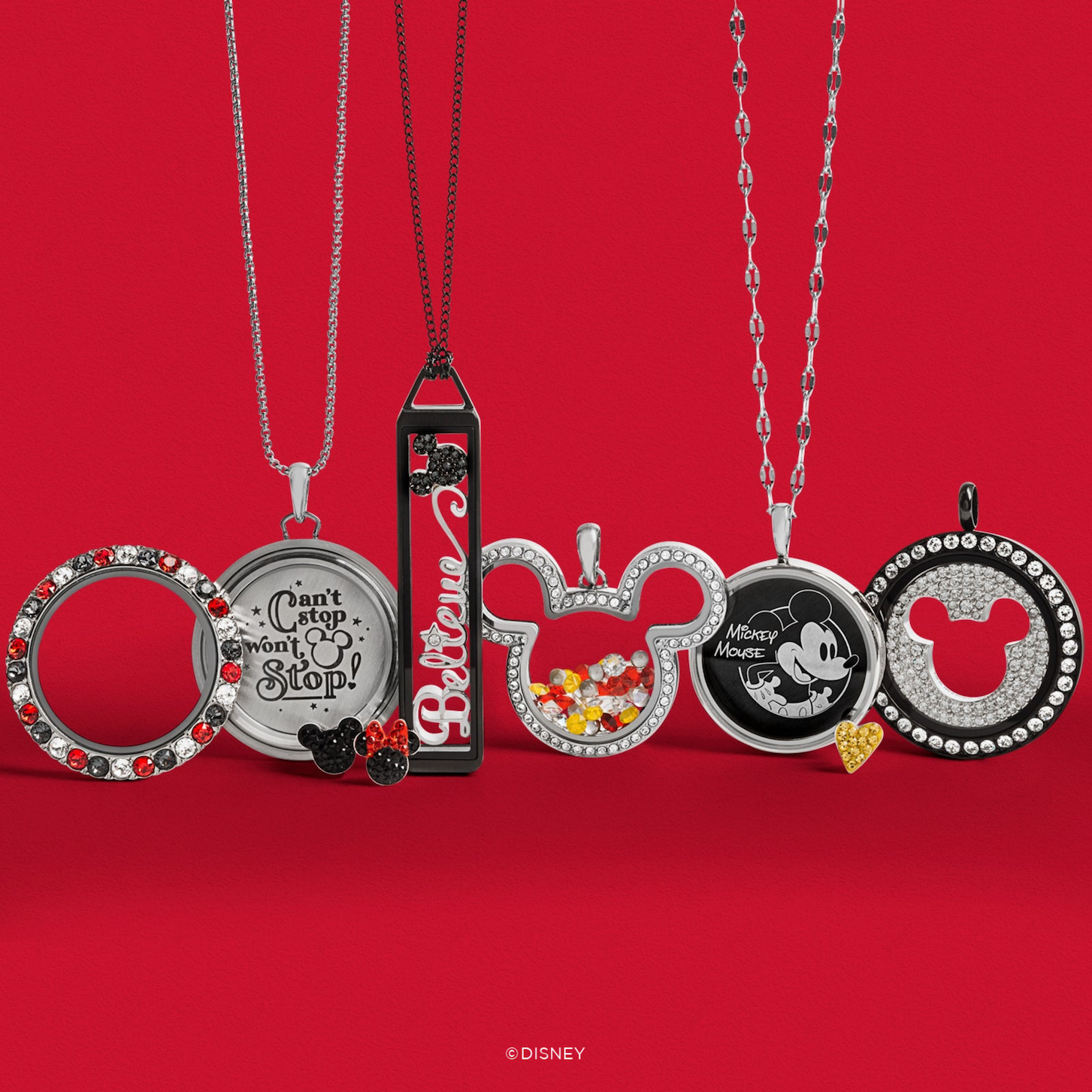 Minnie Mouse Disney Locket Collage