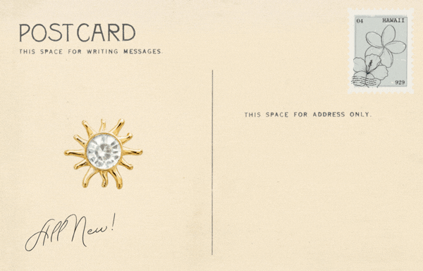 Postcard GIF with New Mini Charms