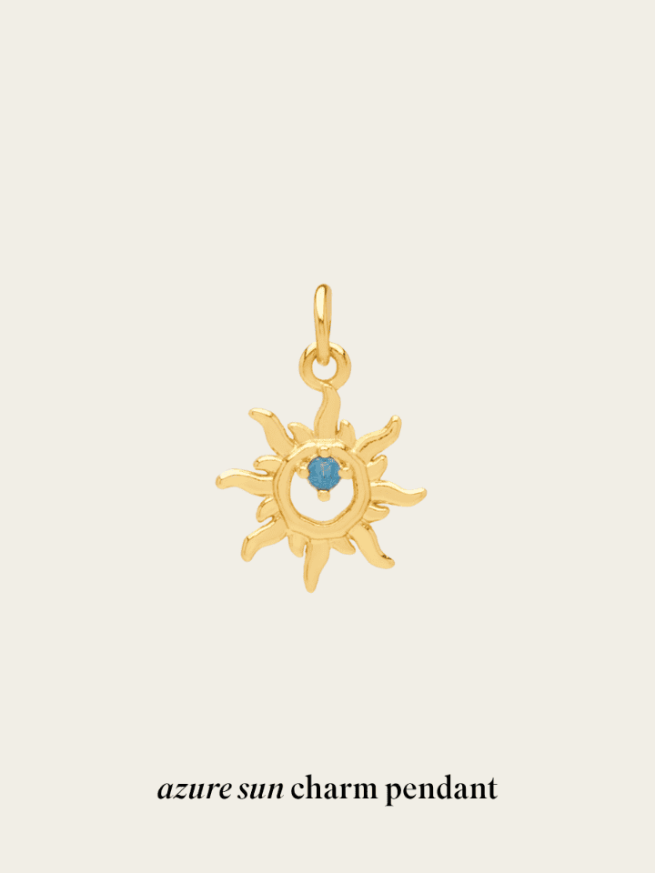 The Azure Sun Charm Pendant SKU Image