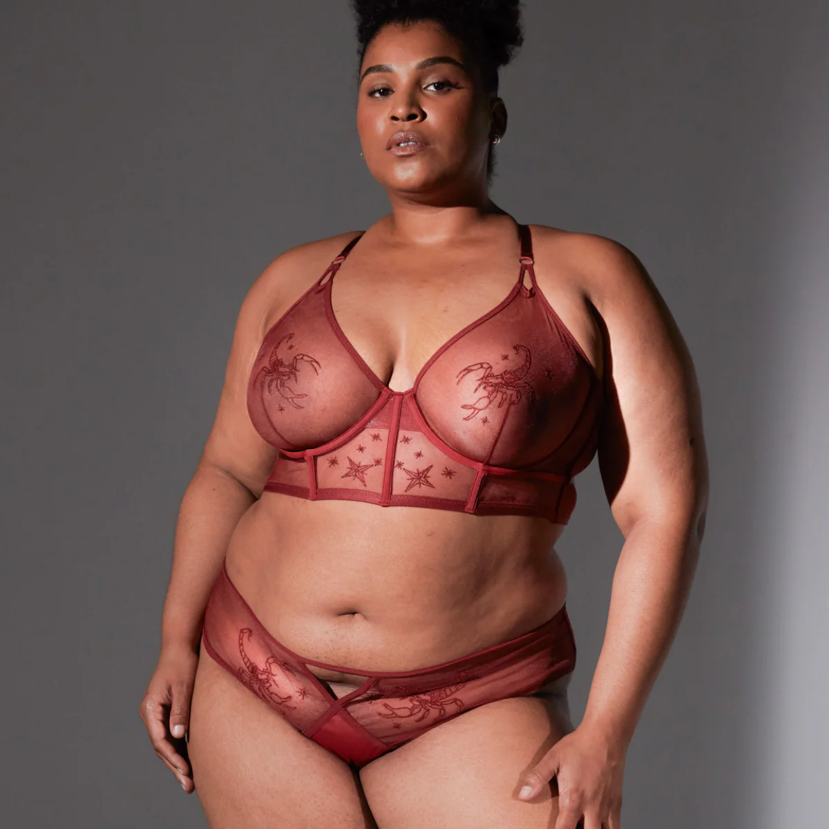 Image of Scorpio Bra - Ruby
