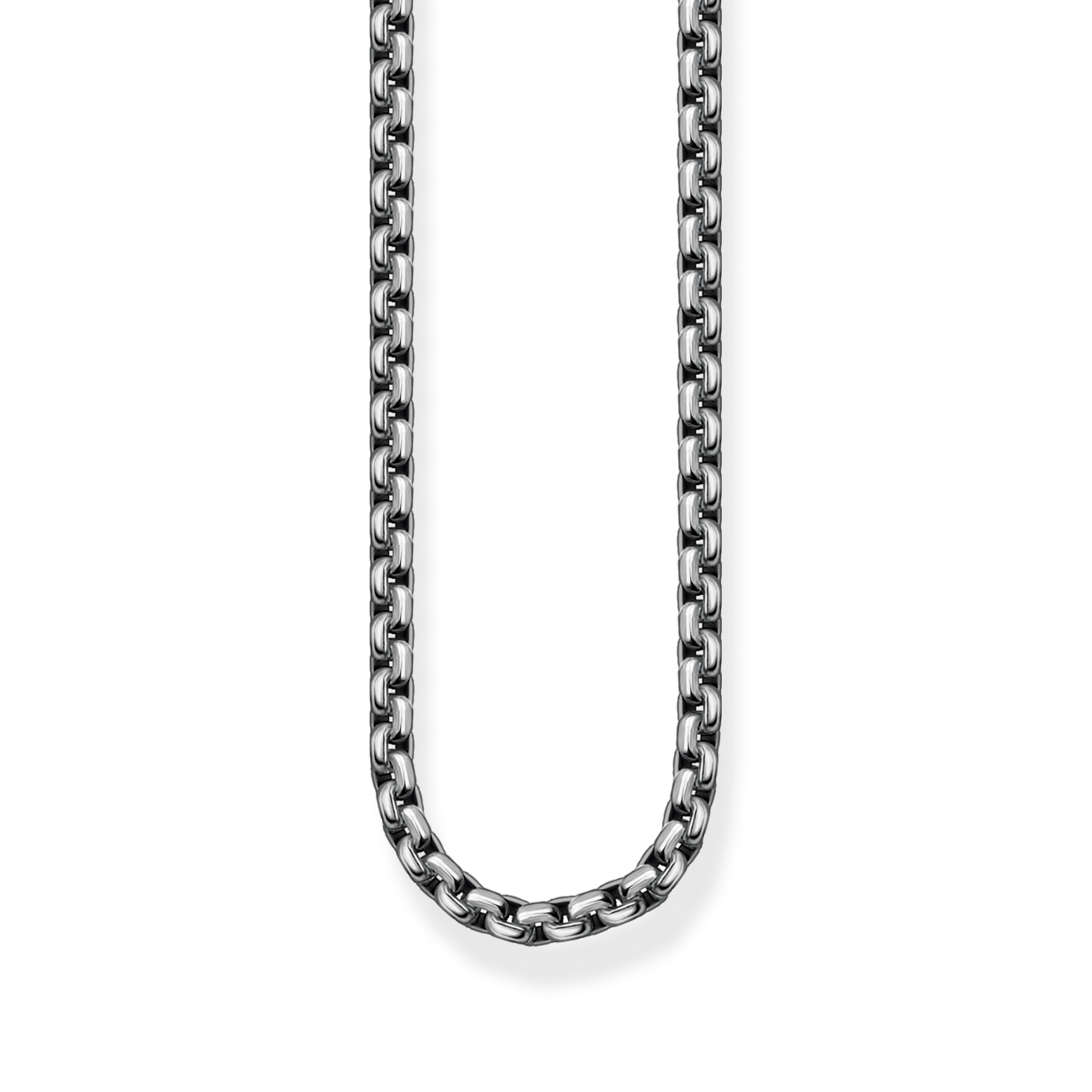 Venezia chain silver blackened Thickness 4.00 mm (0.16 Inch)