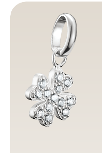 Charm pendant cloverleaf