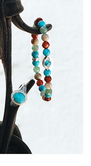 Multicolored Bead Bracelet Eye