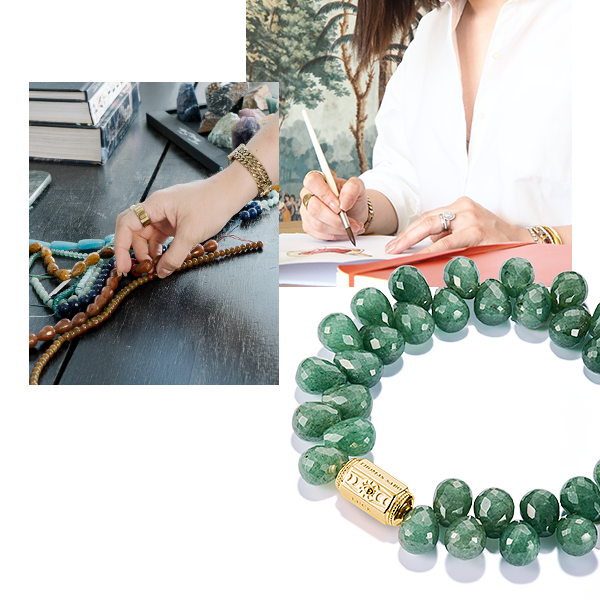 Bracelet beads green