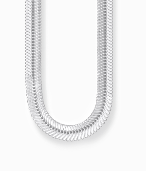 Silver snake necklace Thickness 4,00 mm (0,16 Inch)