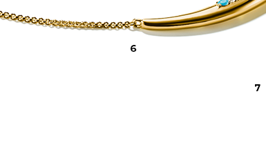 18k Gold Plated Half-Form Necklace with Red Zirconia Stone Elyndra