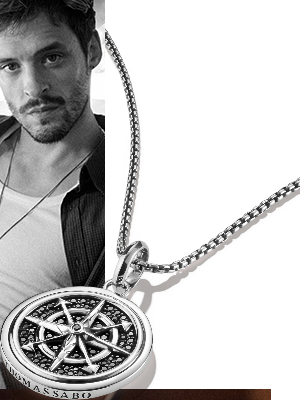  Compass pendant