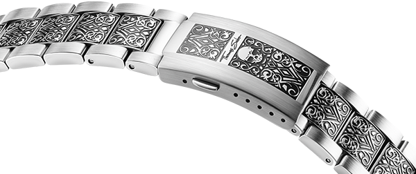 Rebel at Heart Engraved watch