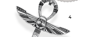 Pendant cross of life ankh with scarab