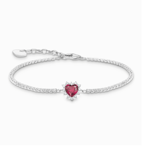 Silver Heart bracelet romance