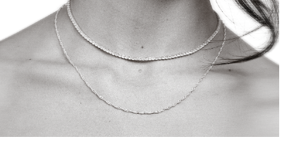 Singaporean necklace Silver Thickness 1,70 mm (0,07 Inch)