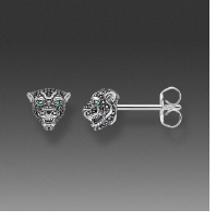 Ear studs Black Cat