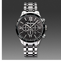 Men’s watch Rebel Urban ceramic silver-coloured