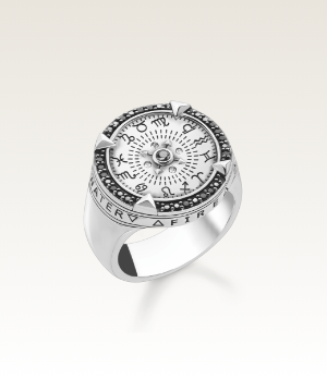 Ring elements of nature silver