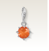 Charm pendant birth stone January