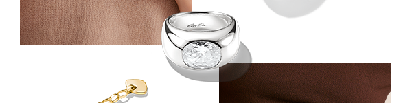 Silver Ring with White Zirconia Stone Bold Elegance