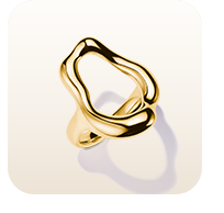 Gold-plated ring Natural Beauty