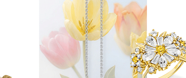 Gold-plated flower cocktail ring Lovely Daisy with stones