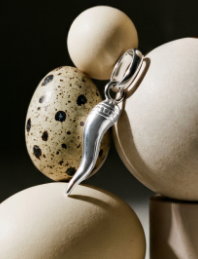 Silver Charm Pendant Cornicello Connect