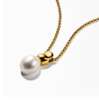 Gold-plated necklace with pearl pendant Natural Beauty