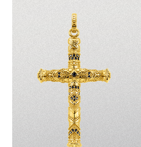 Pendant cross gold
