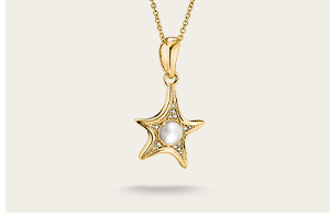 Fluid Elegance Starfish Chain