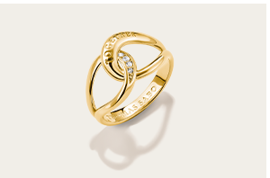 Together Ring, gold-plated