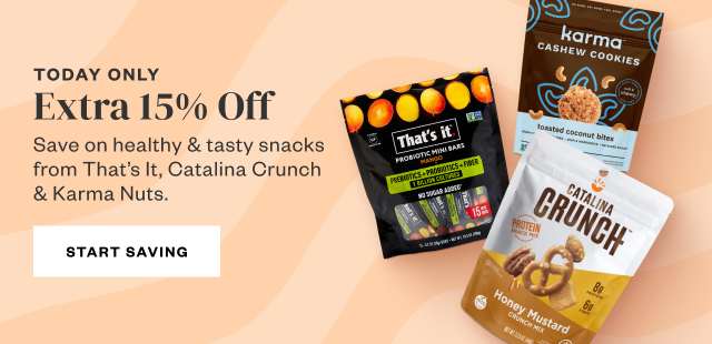 Today Only: Extra 15% Off. Start Saving.