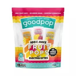  GoodPop Juice Pops With Electrolytes, Variety Pack