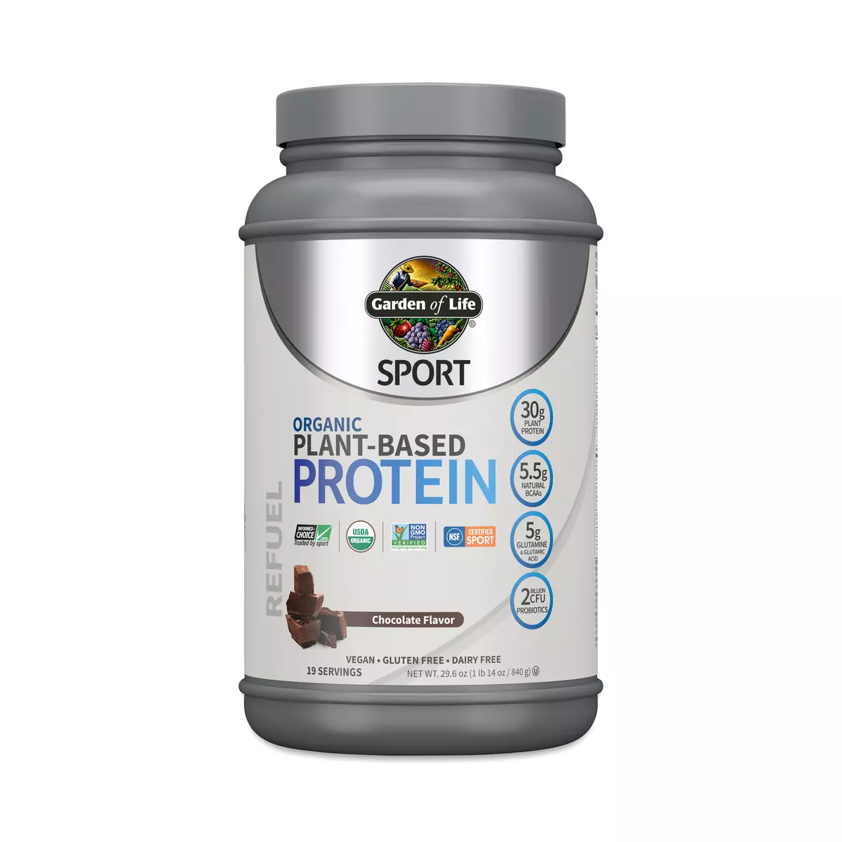 SPORT Organic Plant-Based Protein Powder