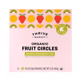 Thrive Market Organic Fruit Circles, Splendid Strawberry Kiwi