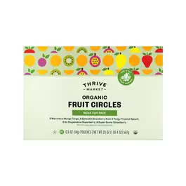 Thrive Market Organic Fruit Circles, Mega Fun Variety Pack