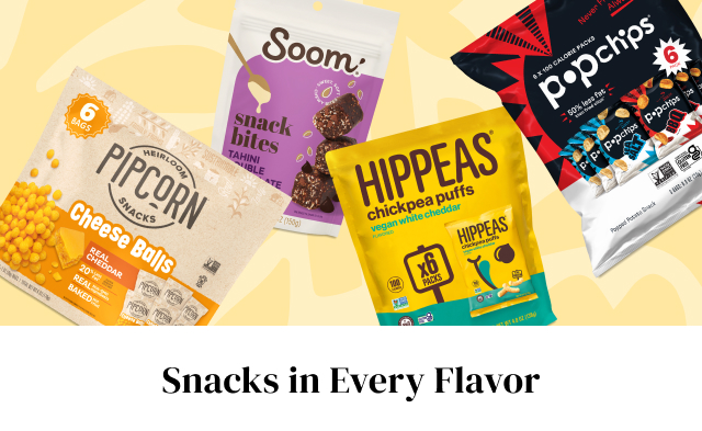 Snacks in Every Flavor