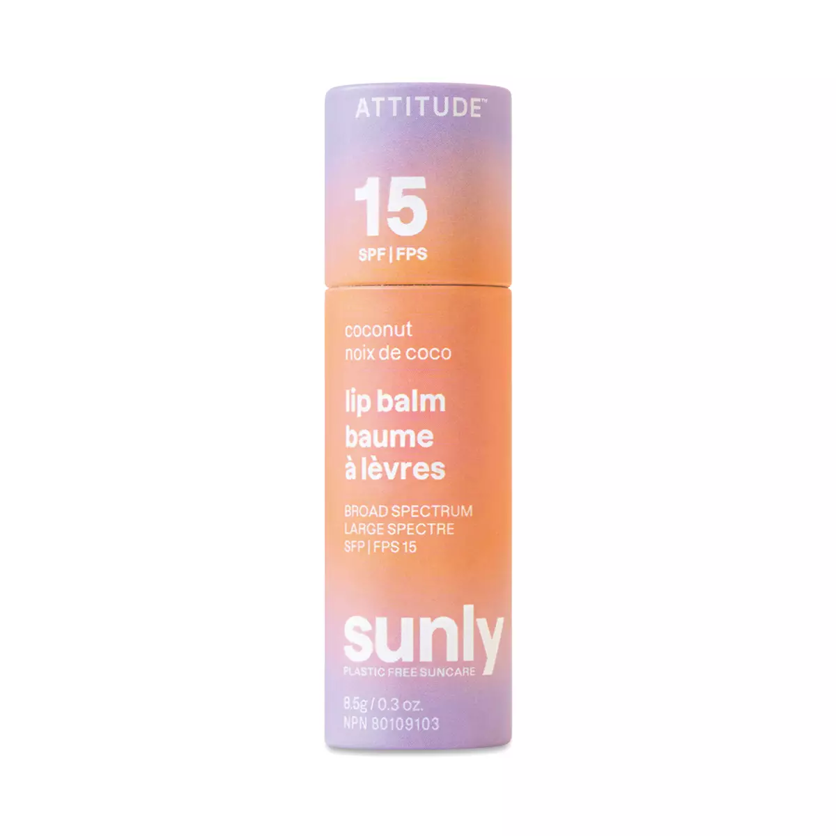 Tinted Lip Balm 15 SPF, Coconut