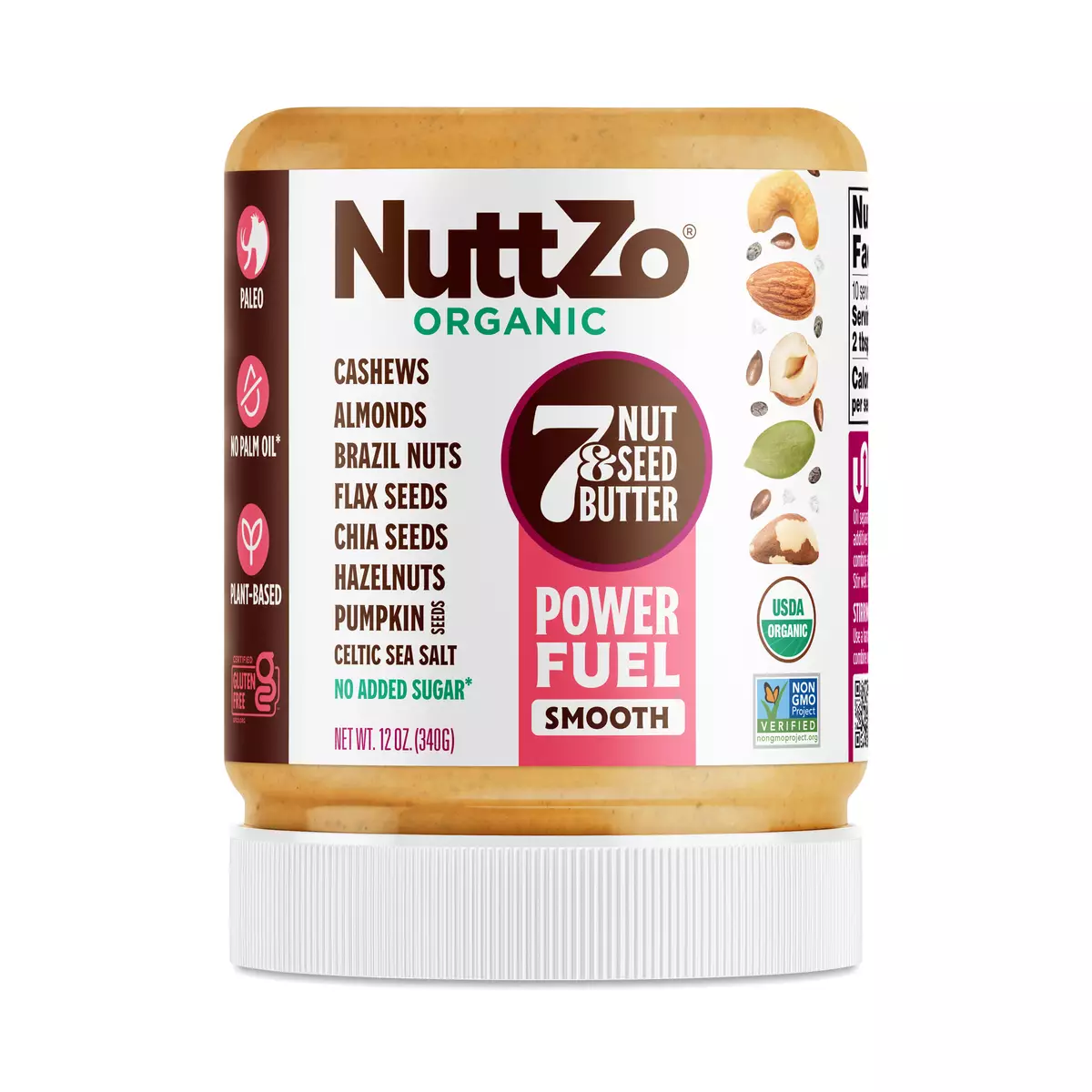 Organic Smooth Power Fuel, Peanut Free
