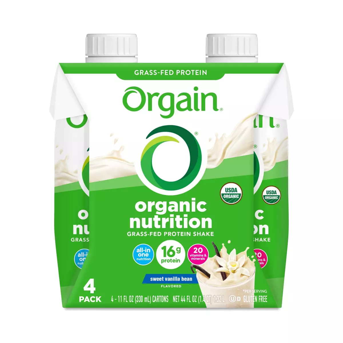 Organic Protein Shake, Vanilla