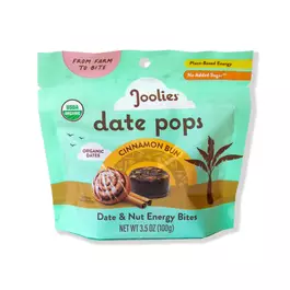  Joolies Organic Date Pops, Cinnamon Bun