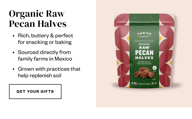 Organic Raw Pecan Halves. Get Your Gifts.
