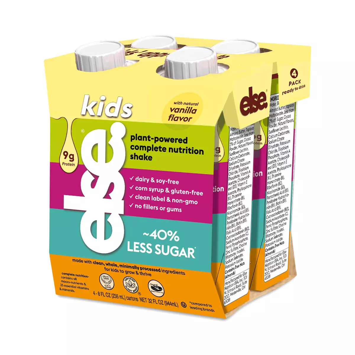 Plant-Based Complete Nutrition Shake for Kids, Vanilla