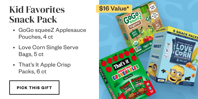 Kids Favorite Snack Pack. Pick this gift.