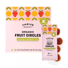  Thrive Market Organic Fruit Circles, Splendid Strawberry Kiwi