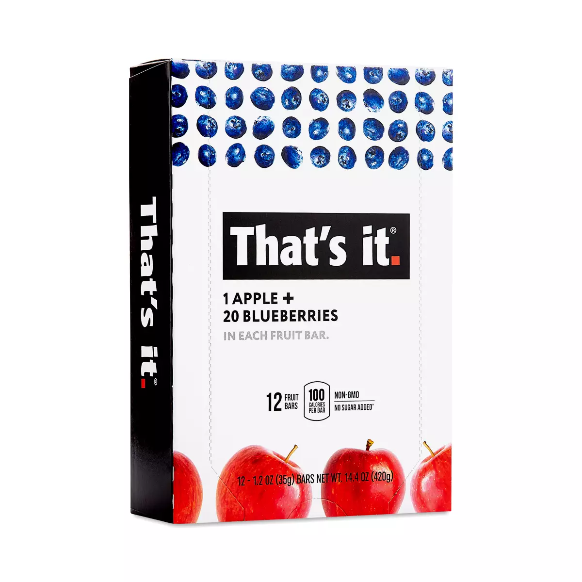 That's It Fruit Bars, Apple and Blueberry