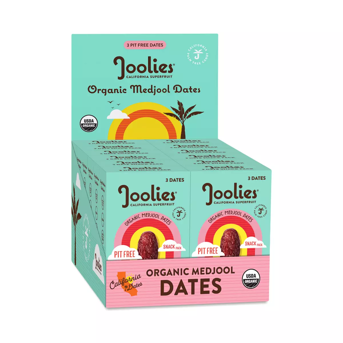 Joolies Organic Pitted Date Snack Pack