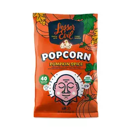  LesserEvil Organic Popcorn, Pumpkin Spice