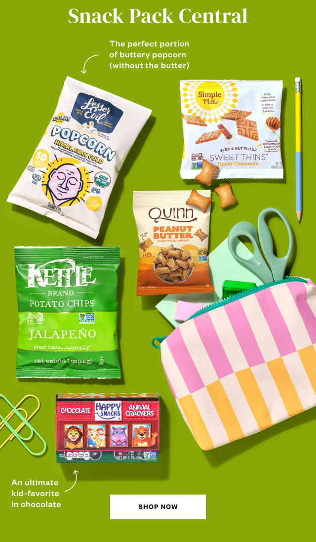 Snack Pack Central. Shop Now.