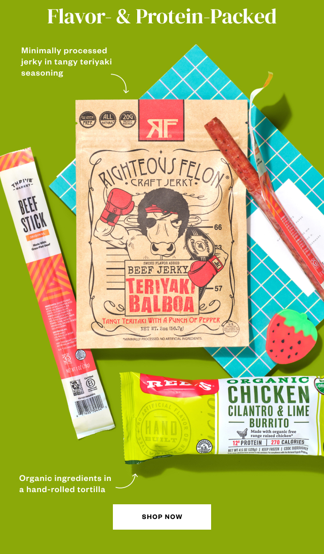 Flavor- + Protein-Packed. Shop Now.