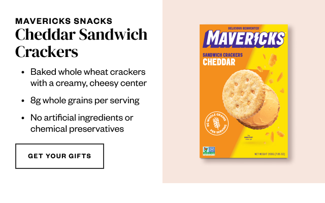 Mavericks Snacks. Get Your Gifts.