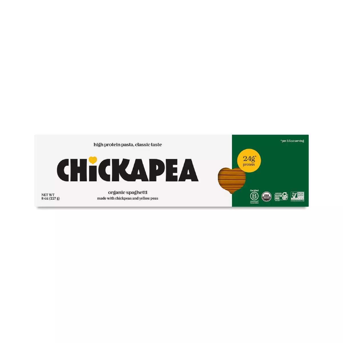Chickpea & Yellow Pea Pasta, Spaghetti