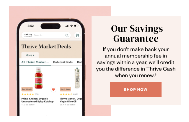 Our Savings Guarantee. Shop Now.